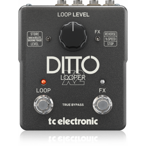 TC ELECTRONIC DITTO X2 LOOPER Guitar Effects Pedal