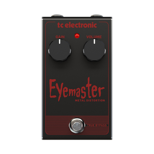 TC ELECTRONIC EYEMASTER METAL Distortion Guitar Effects Pedal