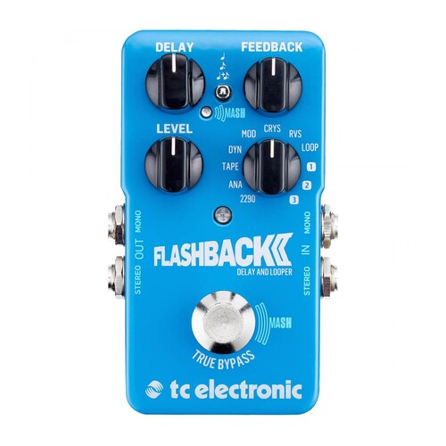 TC ELECTRONIC FLASHBACK 2 Delay Guitar Effects Pedal