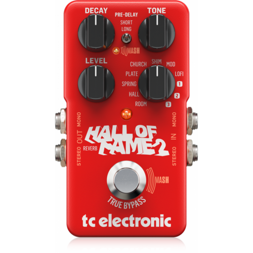TC ELECTRONIC HALL OF FAME 2 Reverb Guitar Effects Pedal