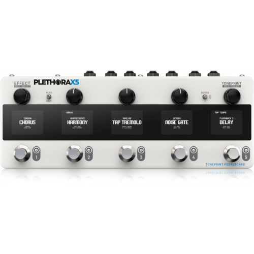 TC ELECTRONIC PLETHORA X5 Guitar Effects Pedal Board