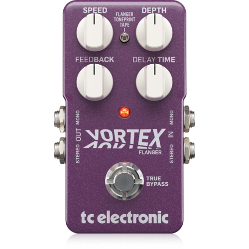 TC ELECTRONIC VORTEX Flanger Guitar Effects Pedal