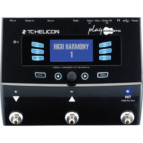 TC HELICON PLAY ACOUSTIC Vocal Processor Pedal