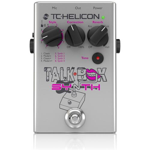 TC HELICON TALKBOX SYNTH Guitar Vocal Effect Pedal