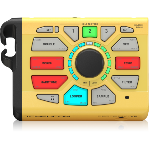 TC HELICON PERFORM-VE Yellow Revolutionary Vocal Manipulator