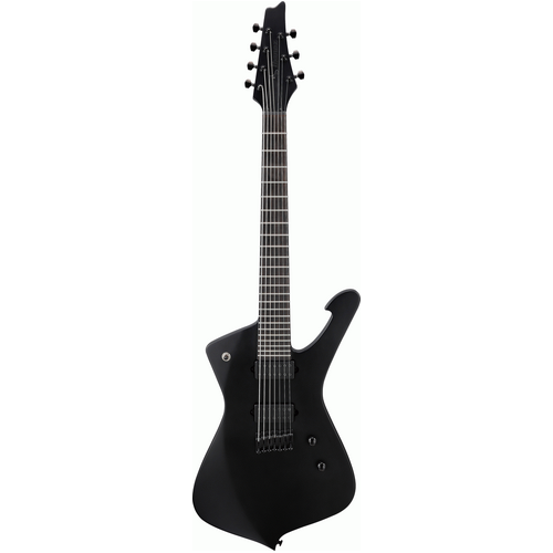 IBANEZ ICTB721 BKF 7 String Electric Guitar with Wizard II-7 5 piece Maple/Walnut Neck in Black Flat