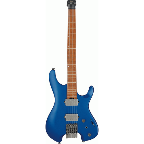 IBANEZ Q52 LBM PREMIUM Electric Guitar with Wizard C 3 piece Roasted Maple/Bubinga Neck in Laser Blue Matte & Gig Bag