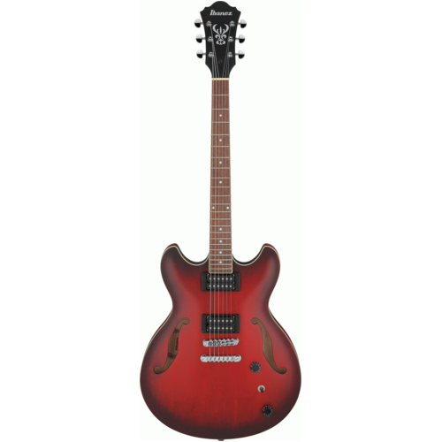 IBANEZ AS53S RF ARTCORE 6 String Electric Guitar in Sunburst Red Flat