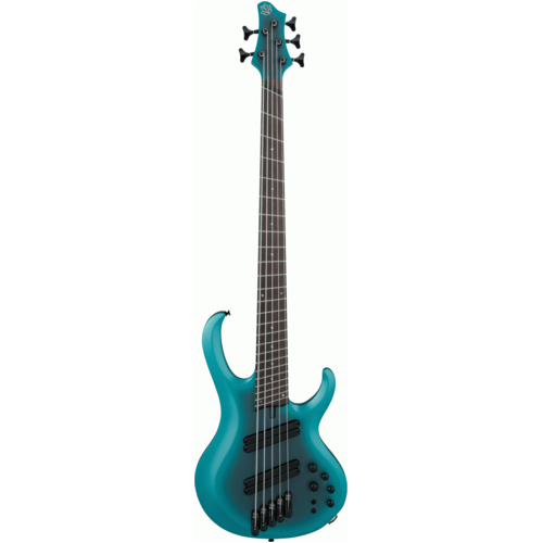 IBANEZ BTB605MS CEM MULTI SCALE 5 String Electric Bass Guitar in Cerulean Aura Burst Matte