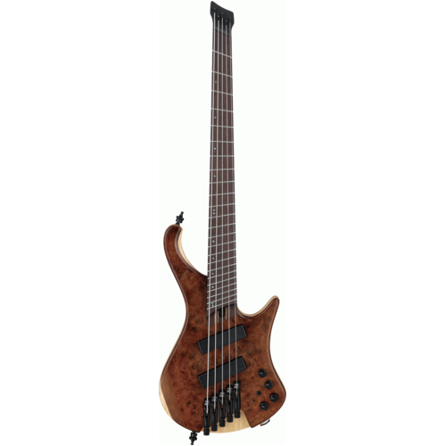 IBANEZ EHB1265MS NML MULTI SCALE 5 String Electric Bass Guitar in Natural Mocha Low Gloss