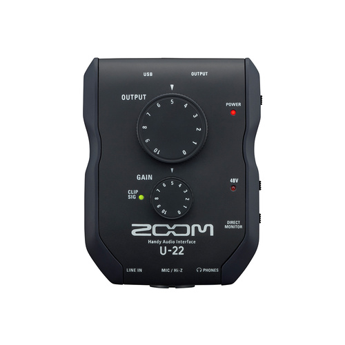 ZOOM U-22 02 In 02 Out Handy Audio Interface