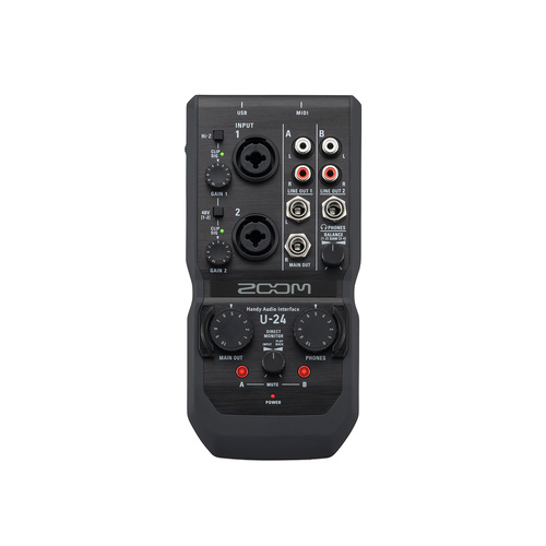 ZOOM U-24 02 In 04 Out Handy Audio Interface