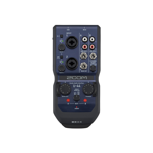ZOOM U-44 04 In 04 Out Handy Audio Interface
