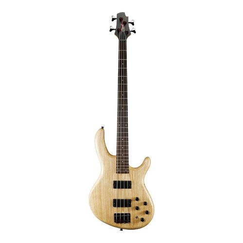 CORT ACTION DELUXE AS 4 String Electric Bass with Markbass Preamp in Open Pore Natural