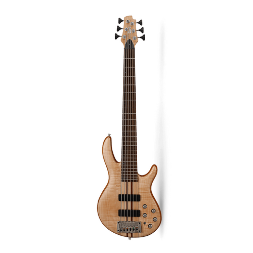 CORT A6 Plus FMMHOPN 6 String Electric Bass Guitar in Open Pore Natural
