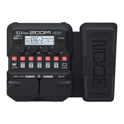 ZOOM G1XFOUR Guitar Multi Effects Pedal