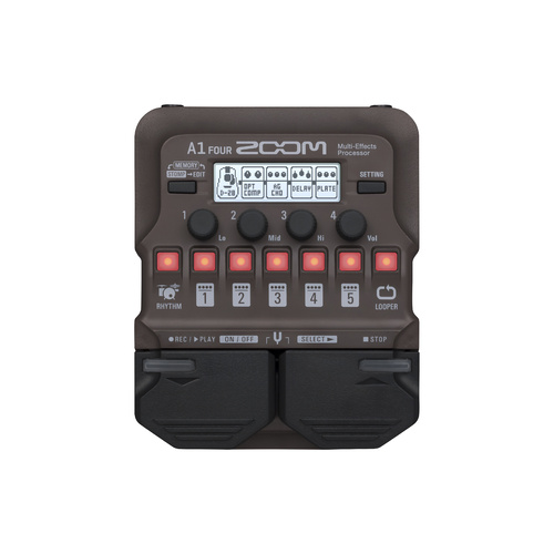 ZOOM A1FOUR Multi Effects Pedal for Acoustic Instruments