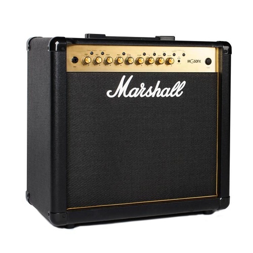 MARSHALL MG50GFX 50-Watt Solid State Guitar Combo Amp in Black and Gold