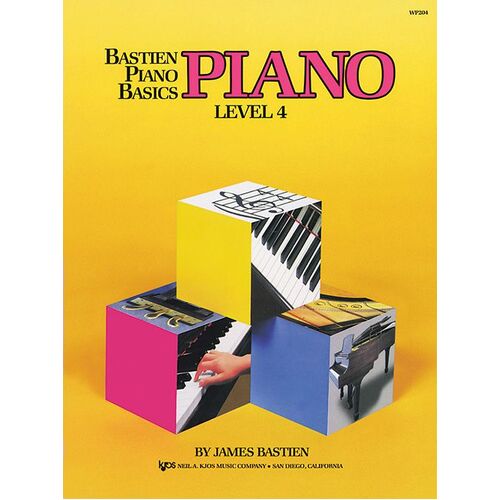 BASTIEN PIANO BASICS Piano Level 4 By James Bastien