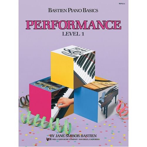 BASTIEN PIANO BASICS PERFORMANCE Level 1