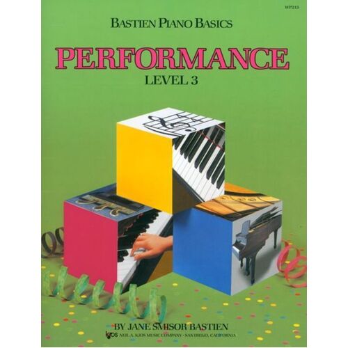 BASTIEN PIANO BASICS PERFORMANCE Level 3