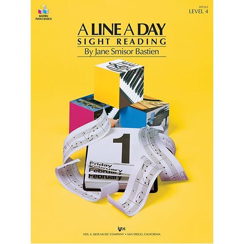 A LINE A DAY SIGHT READING Level 4