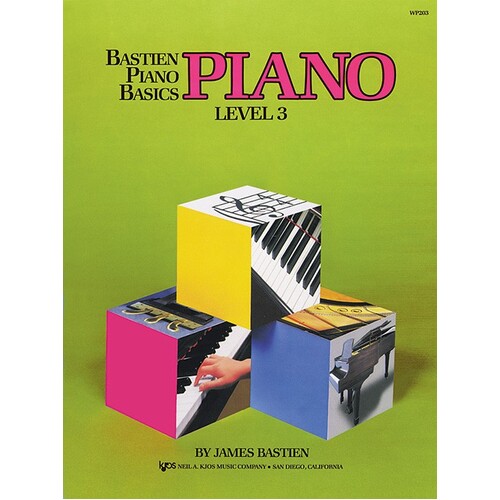 BASTIEN PIANO BASICS Piano Level 3 by James Bastien