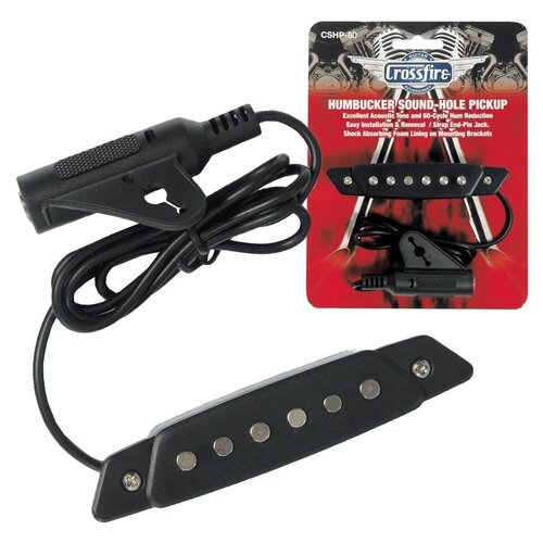 CROSSFIRE Sound-Hole Humbucker Pickup CSHP-80-BLK