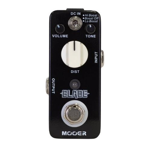 MOOER BLADE MEP-BL Metal Distortion Micro Guitar Effects Pedal