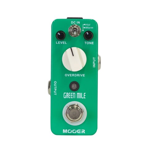 MOOER GREEN MILE MEP-GM Dual Overdrive Micro Guitar Effects Pedal