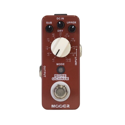 MOOER PURE OCTAVE MEP-PO Polyphonic Octave Micro Guitar Effects Pedal