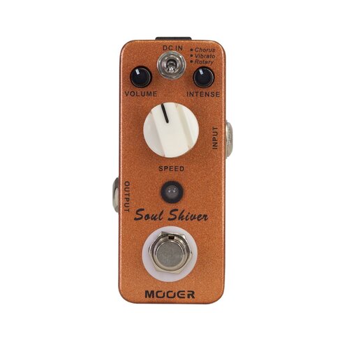 MOOER SOUL SHIVER MEP-SS Chorus Vibrato and Rotary Micro Guitar Effects Pedal
