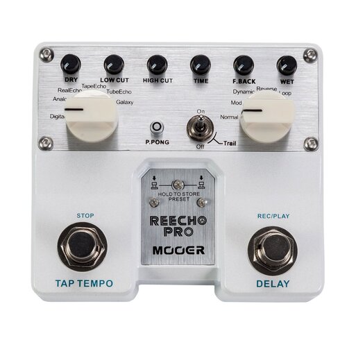 MOOER REECHO PRO MEP-REPRO Digital Delay Dual Guitar Effects Pedal