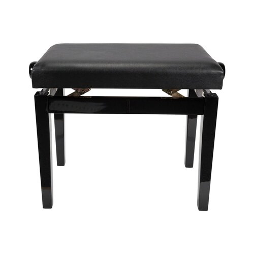 CROWN Piano Stool Height Adjustable in Black