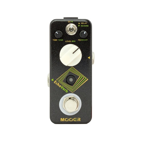 MOOER ECHOVERB MEP-EV Digital Delay and Reverb Micro Guitar Effects Pedal