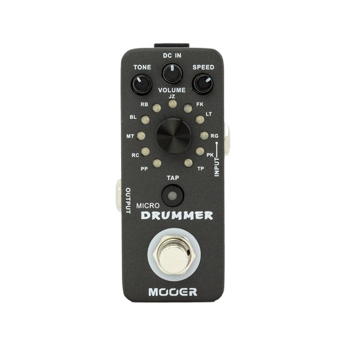 MOOER MICRO DRUMMER MEP-MD Mini Drum Machine Effects Pedal