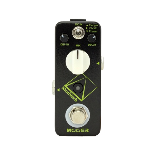 MOOER MODVERB MEP-MV Modulation and Digital Reverb Micro Guitar Effects Pedal