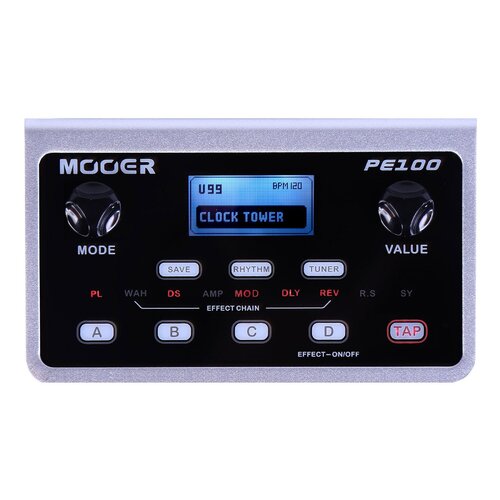MOOER MEP-PE100 Portable Guitar Multi Effects Unit