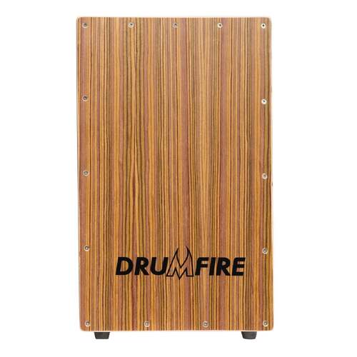 DRUMFIRE DFP-ZT-NST Mahogany Front Wooden Cajon with Gig Bag