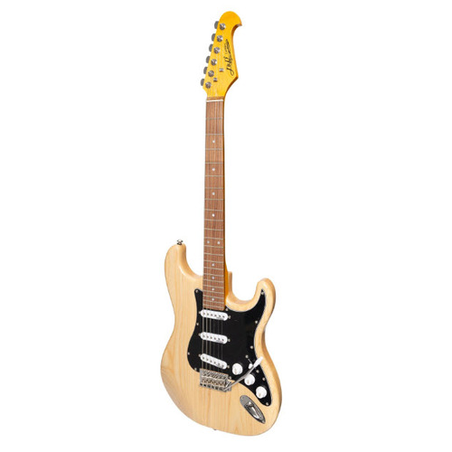 J&D LUTHIERS TRADITIONAL 6 String Strat Style Electric Guitar in Natural Stain JD-DST-STN