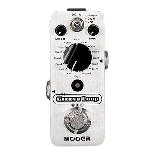 MOOER MEP-GL GROOVE LOOPER Drum Machine and Looper Guitar Micro Effects Pedal