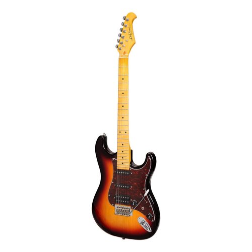 J&D LUTHIERS TRADITIONAL 6 String Strat Style Electric Guitar in Tobacco Sunburst JD-ST21-TSB