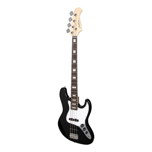 J&D LUTHIERS JB 4 String Jazz Style Electric Bass Guitar in Black JD-JB-BLK
