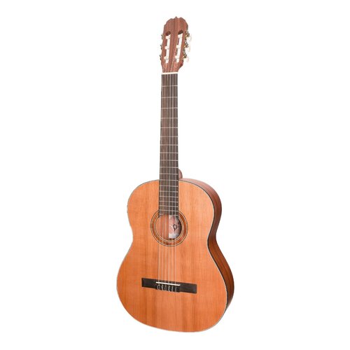 MARTINEZ NATURAL 4/4 Size 6 String Classical Guitar with Solid Cedar Top in Open Pore MNC-15S-COP