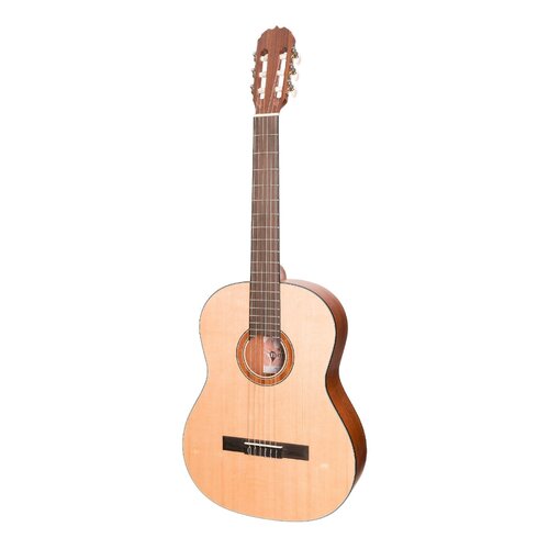 MARTINEZ NATURAL 6 String 4/4 Classical Guitar with Solid Spruce Top in Open Pore MNC-15S-SOP