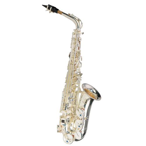 STEINHOFF KSO-AS20-SLV Intermediate Alto Saxophone in Silver with Case