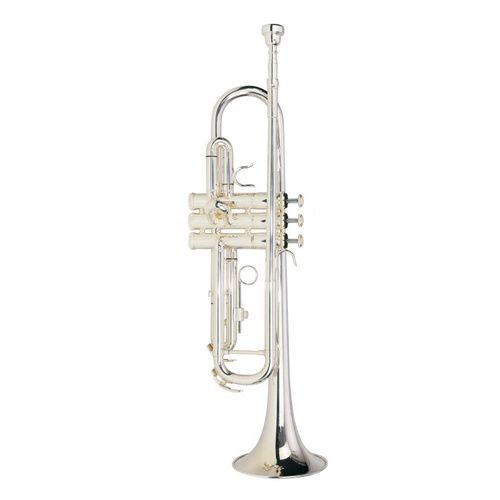 STEINHOFF KSO-TR20-SLV Intermediate Student B Flat Trumpet in Silver with Case