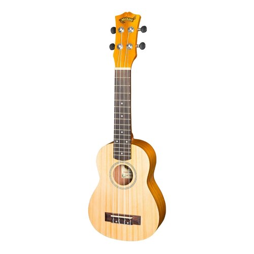 MOJO SA30P-NST Soprano Ukulele Spruce Top Acacia Back & Sides With Piezo Pickup Sa30P
