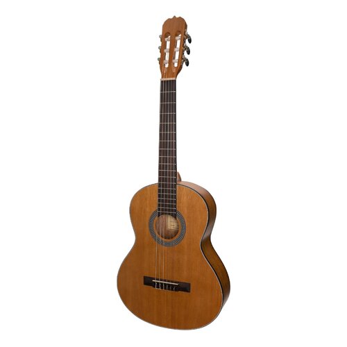 SANCHEZ 6 String Left Hand 3/4 Student Classical Guitar with Laminate Acacia Top, Back and Sides SC-36L-ACA