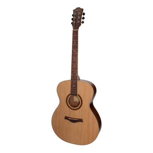 SANCHEZ 6 String Acoustic Small Body Guitar with Laminate Spruce Top and Laminate Rosewood Back and Sides SF-18-SR